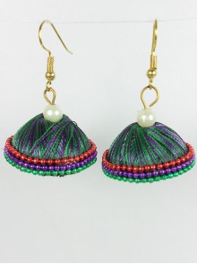 Silk Thread Earrings